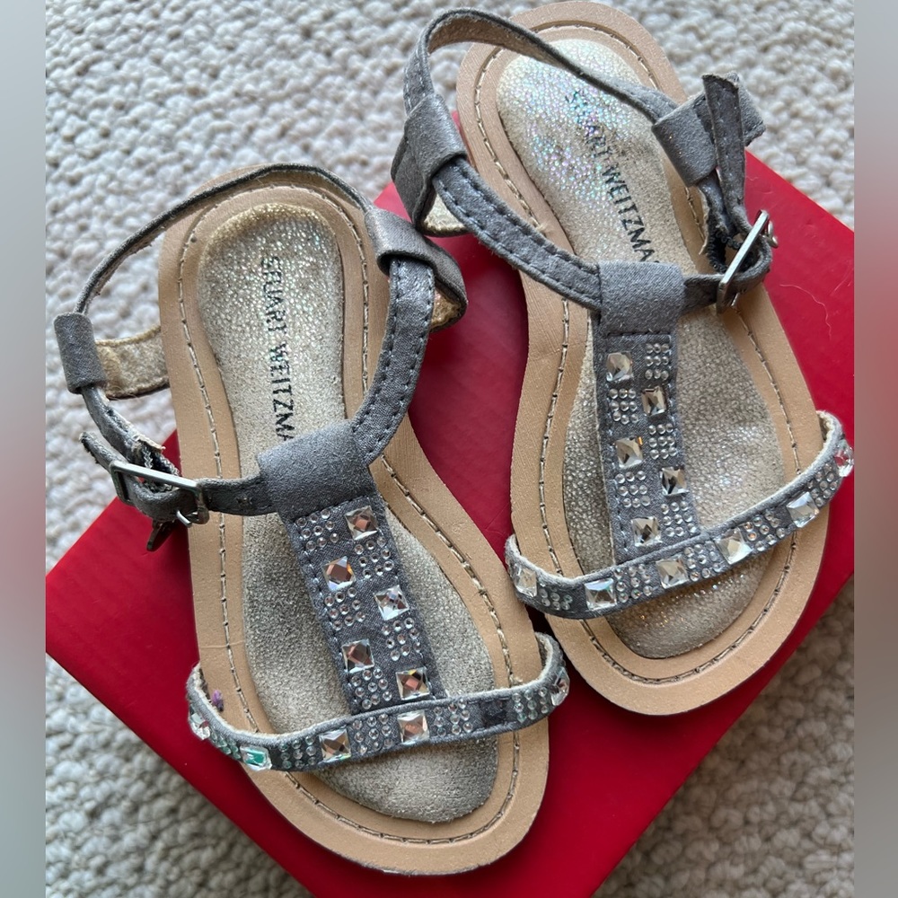 VGUC Stuart Weitzman jeweled dress sandal